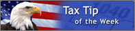 Tax Tip of the Week